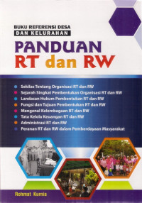 Panduan Rt dan Rw